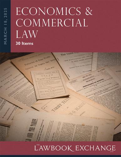 Lawbook Exchange Ltd.  Economics & Commercial Law - 30 Items