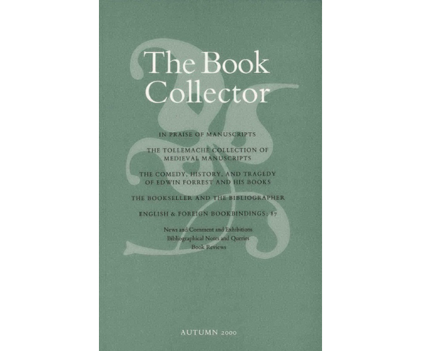 Autumn 2000 Cover