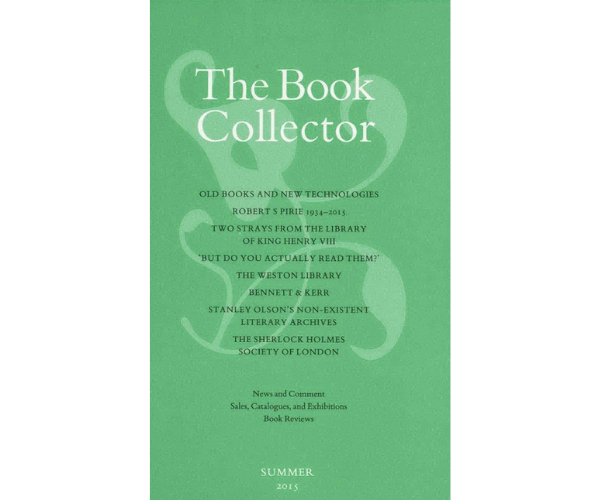 Summer 2015 Cover